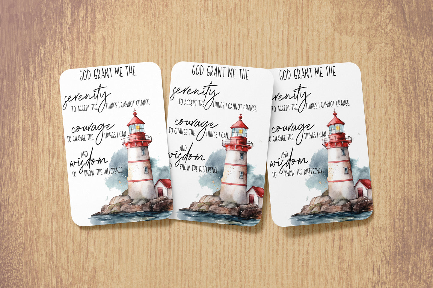 Serenity Prayer Pocket Cards - 25 pack