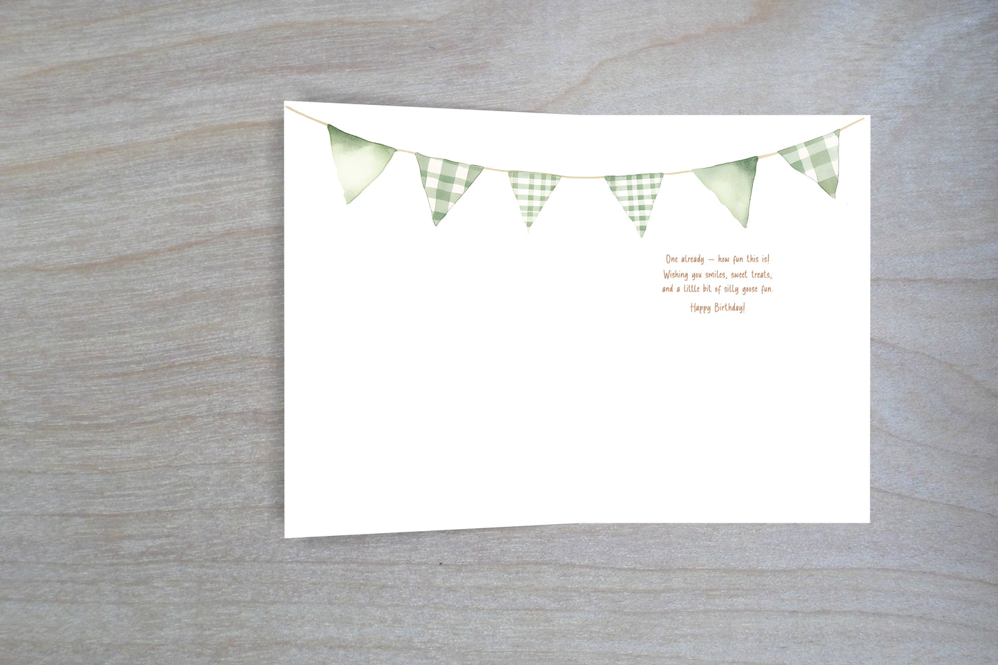 Silly Goose Birthday - Single 5x7 Card