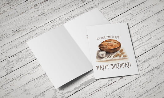 Sour Dough Birthday - Single 5x7 Card