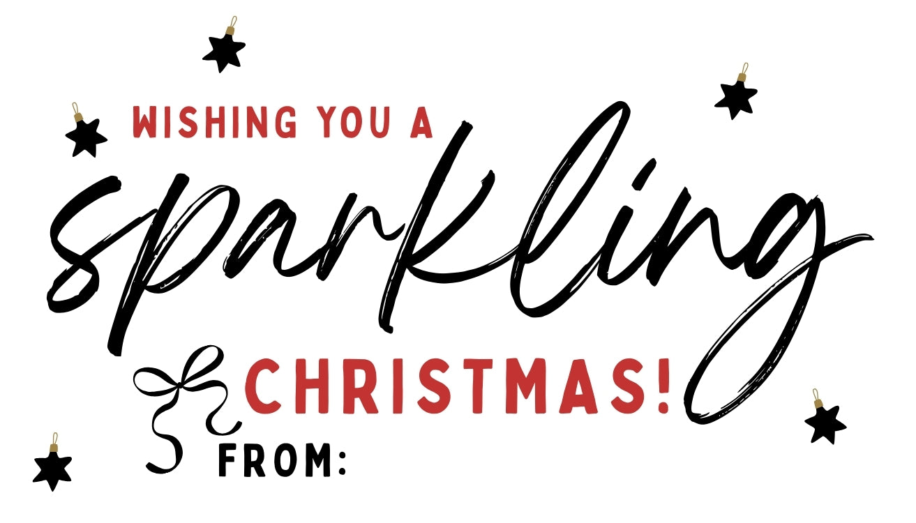 Sparkling Christmas Tag