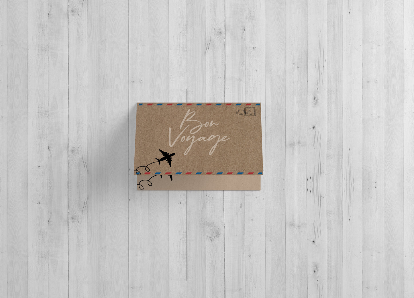 Bon Voyage Card - single card