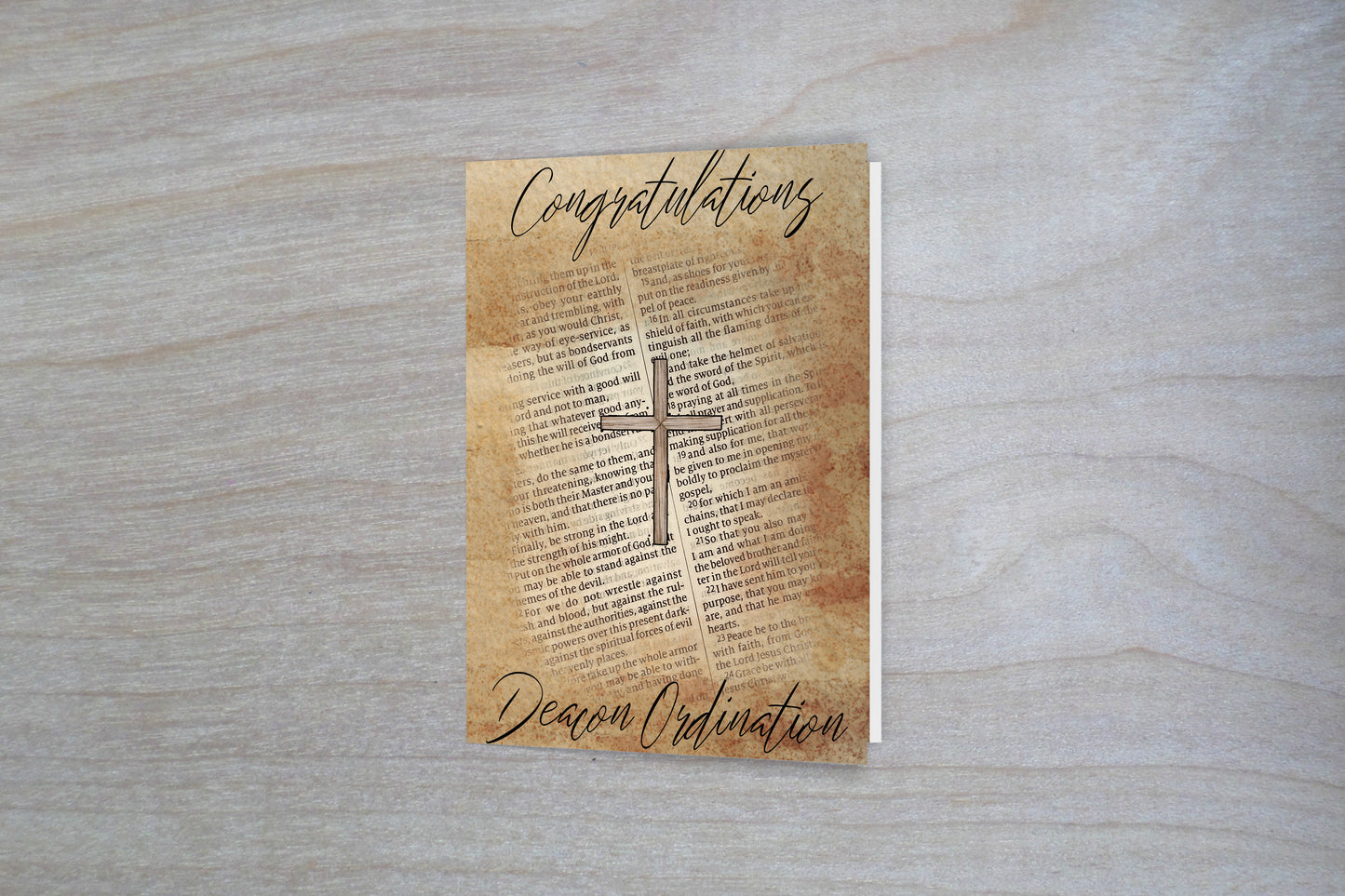 Deacon Ordination - Single Card