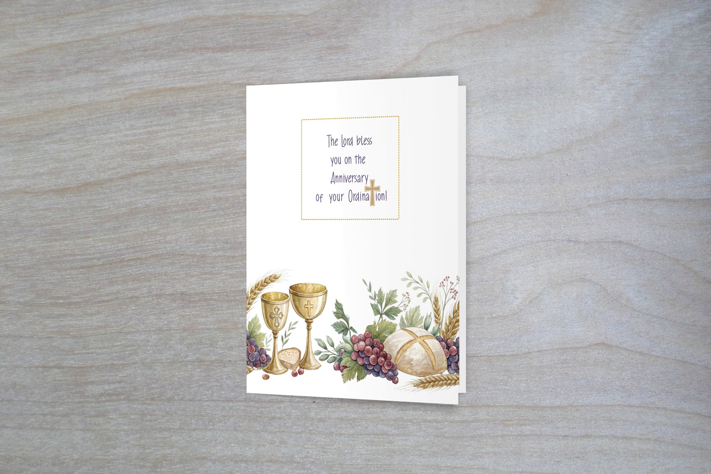 Ordination Anniversary Card - Single 5x7 Card