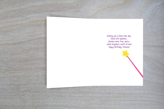 Princess Birthday Card
