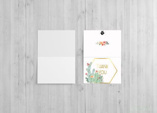 Cactus Thank You - Includes 25 cards