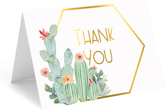 Cactus Thank You - Includes 25 cards