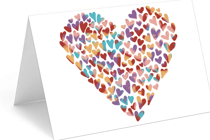 Colorful Heart - Includes 25 cards