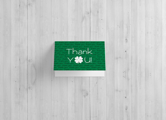 Shamrock Thank You Cards - Set of 10