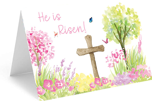 He Is Risen Easter Card - Includes 25 cards