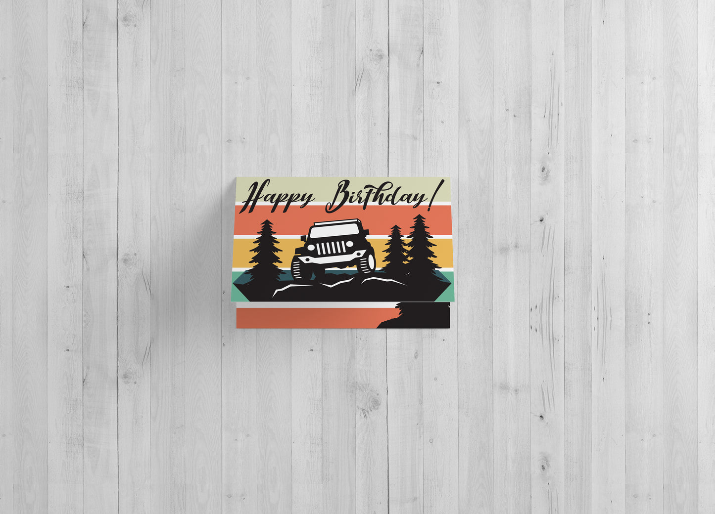 Jeep Birthday - Single Card