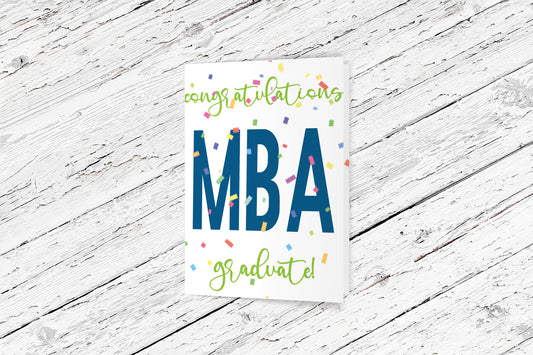 MBA Graduate - Single Card