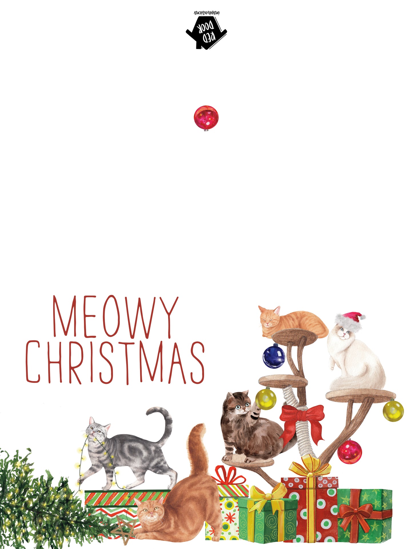 Meowy Christmas - Includes 25 cards