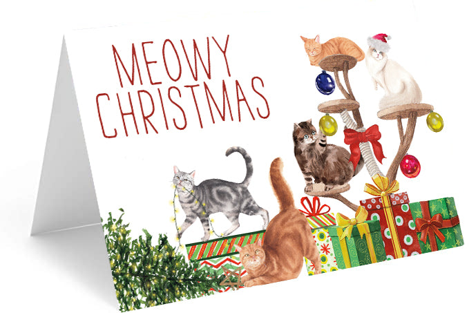 Meowy Christmas - Includes 25 cards