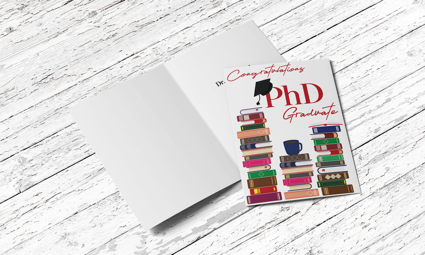 PhD Graduate - Single Card