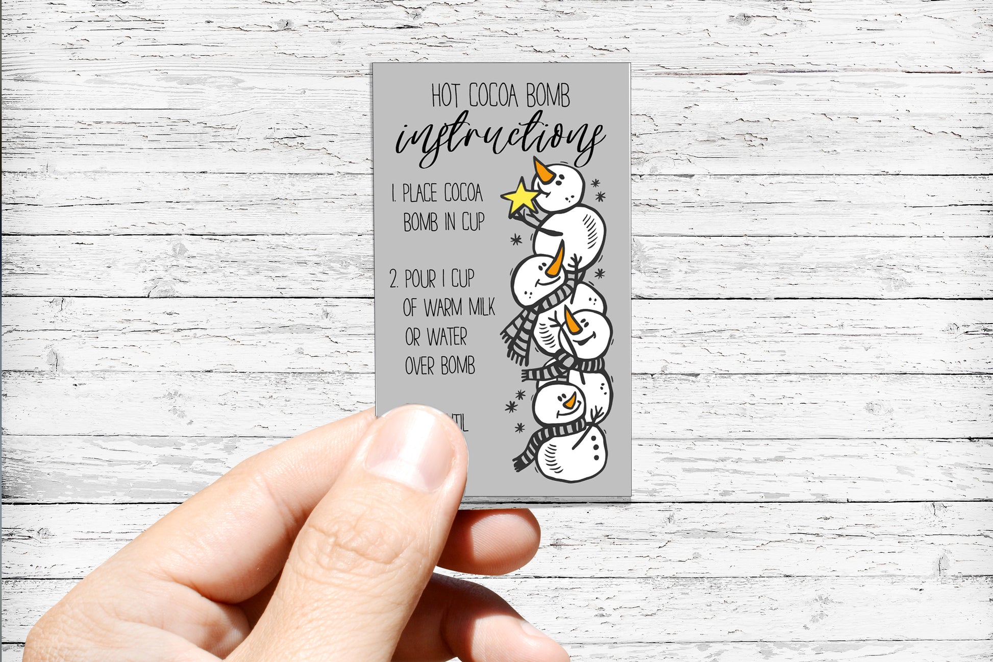 Bundle of Cup Care Instruction Cards 6 Printable Cup Care Cards