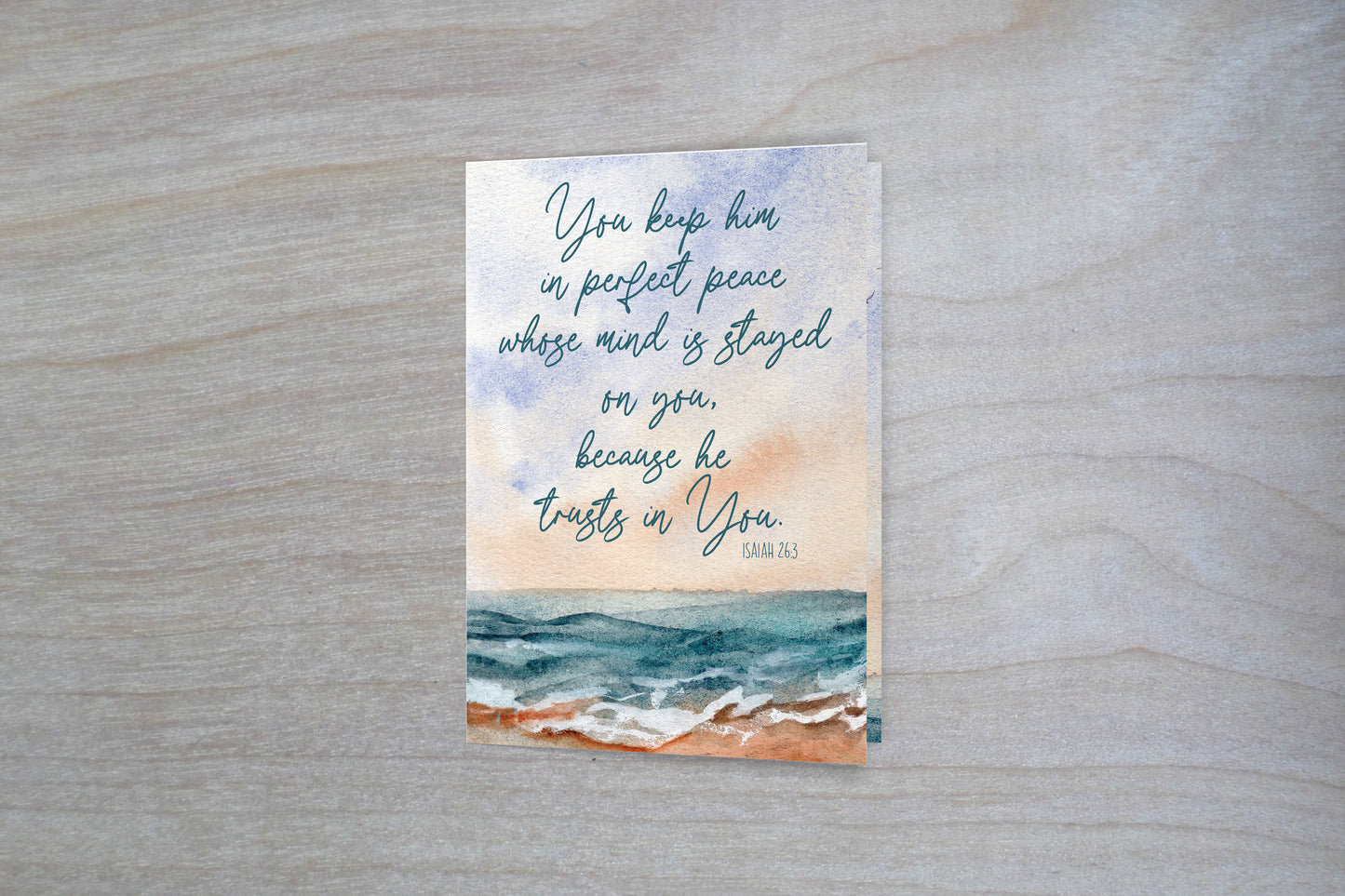 Fundraiser Sympathy It is Well Card - Single Card