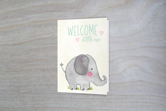 Fundraiser Welcome Baby - Single Card