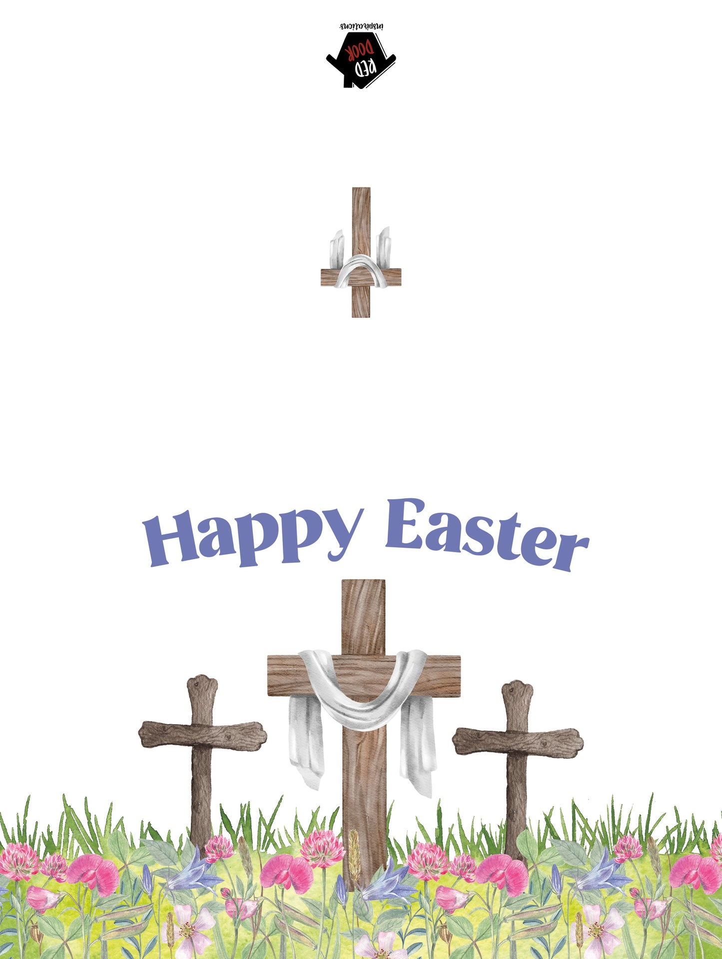 Easter Three Crosses - Includes 25 cards